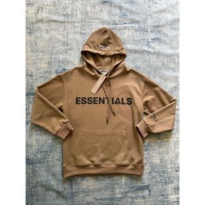 Fear of God Essential Brown Hoodie XS